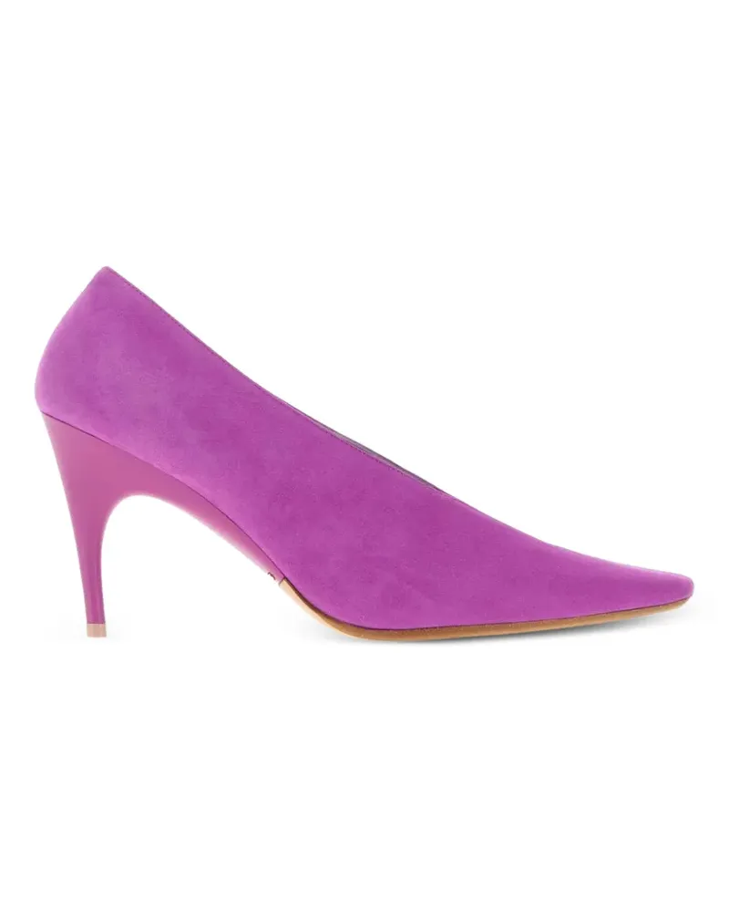 Balenciaga Duchesse Pumps aus Wildleder - Violett Violett