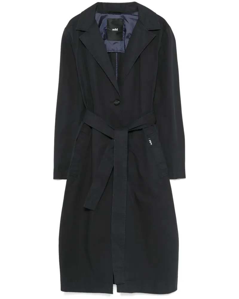 ADD Trenchcoat mit Gürtel - Blau Blau