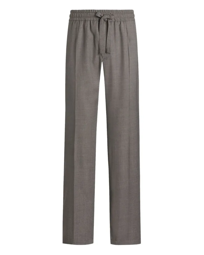 Dolce & Gabbana Hose mit Kordelzug - Grau Grau