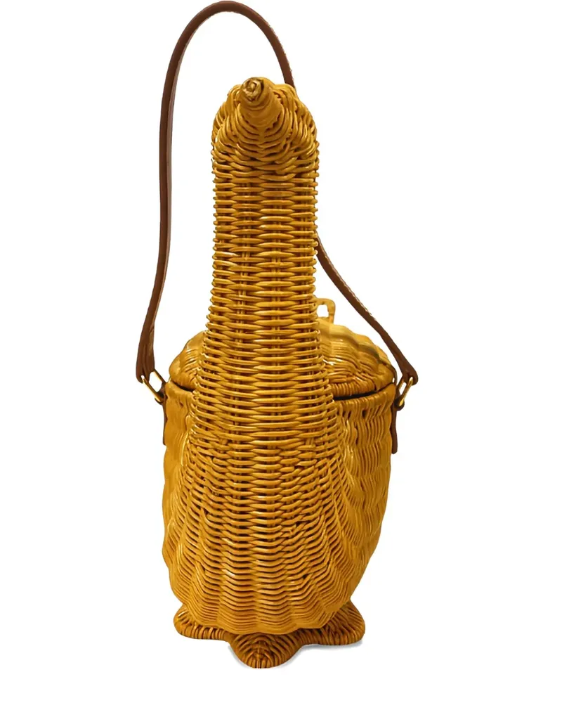 Serpui Swan Korbtasche - Braun Braun