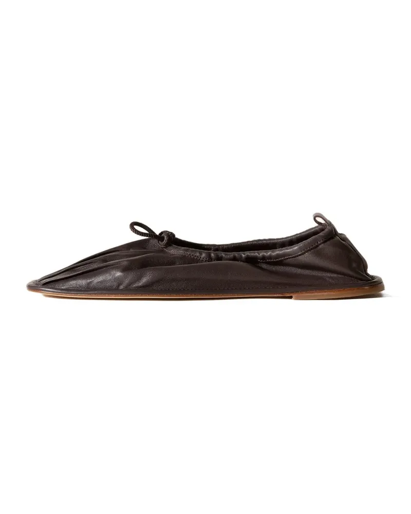 HEREU Puntera ballet flats - Braun Braun