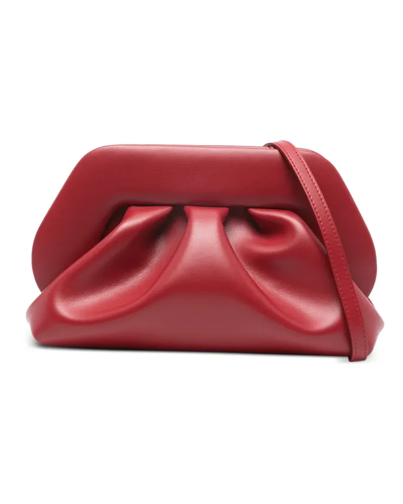 THEMOIRÈ medium Bios ruched clutch bag - Rot Rot