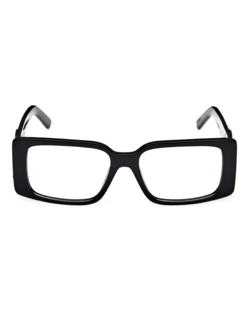 MCM rectangle-frame glasses - Schwarz Schwarz