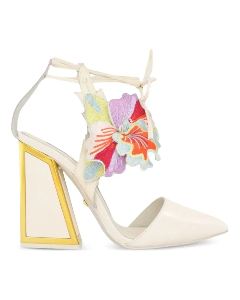 Kat Maconie Amanza Pumps mit Blumenapplikation - Nude Nude