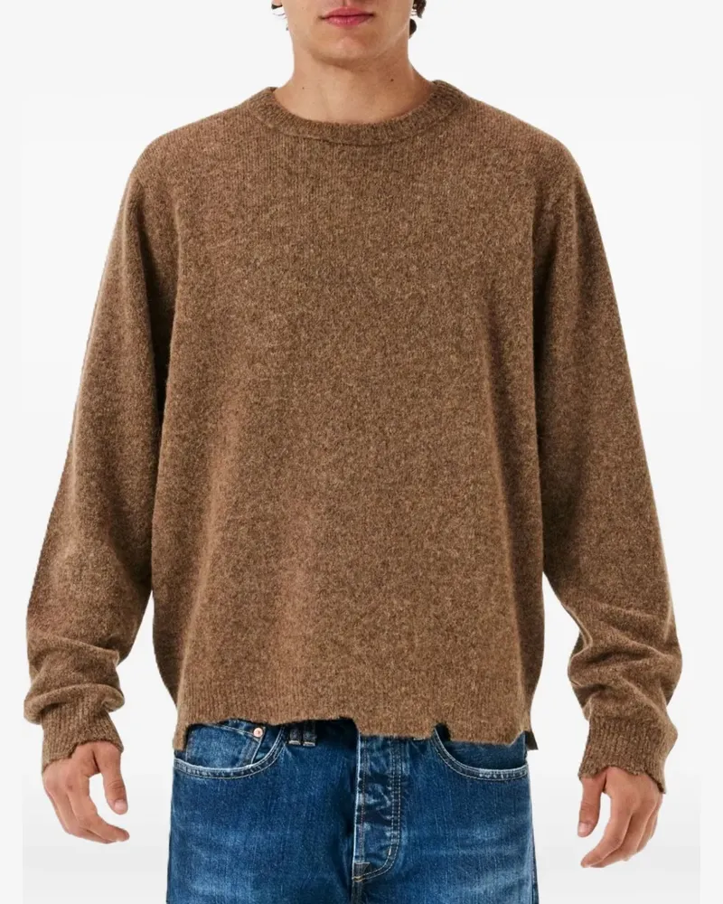 Cycle frayed sweater - Braun Braun