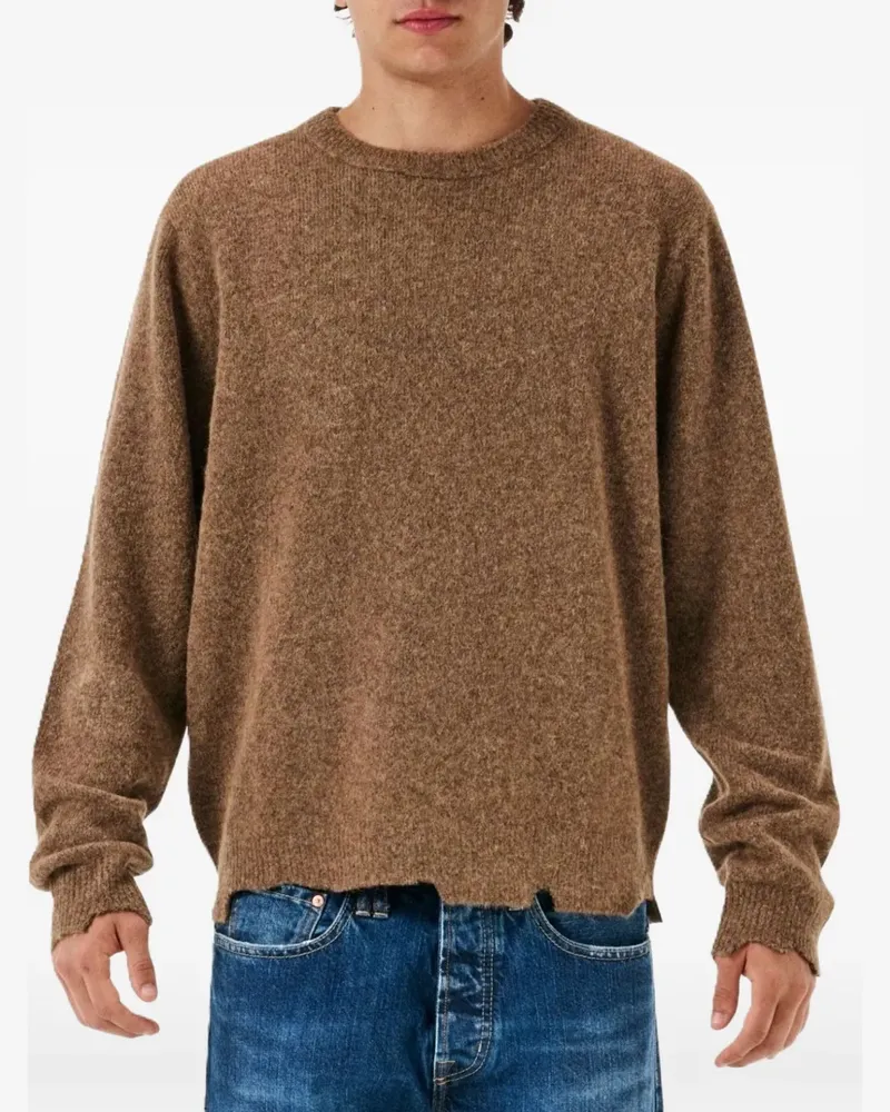 Cycle frayed sweater - Braun Braun