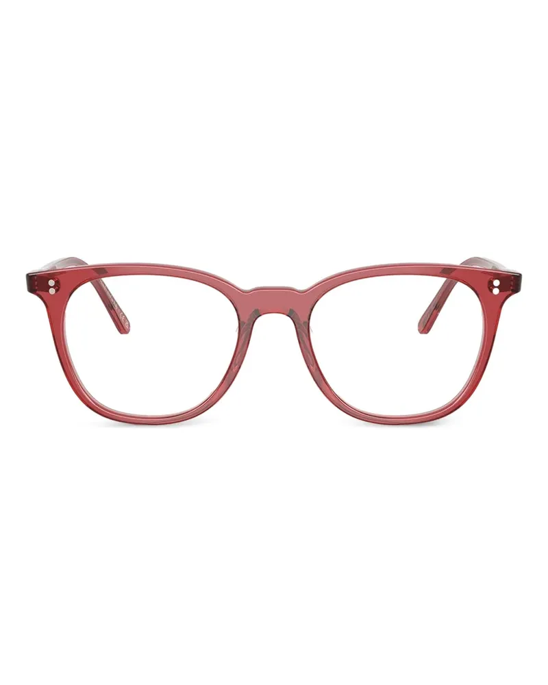 Oliver Peoples Josianne Brille mit rundem Gestell - Rot Rot