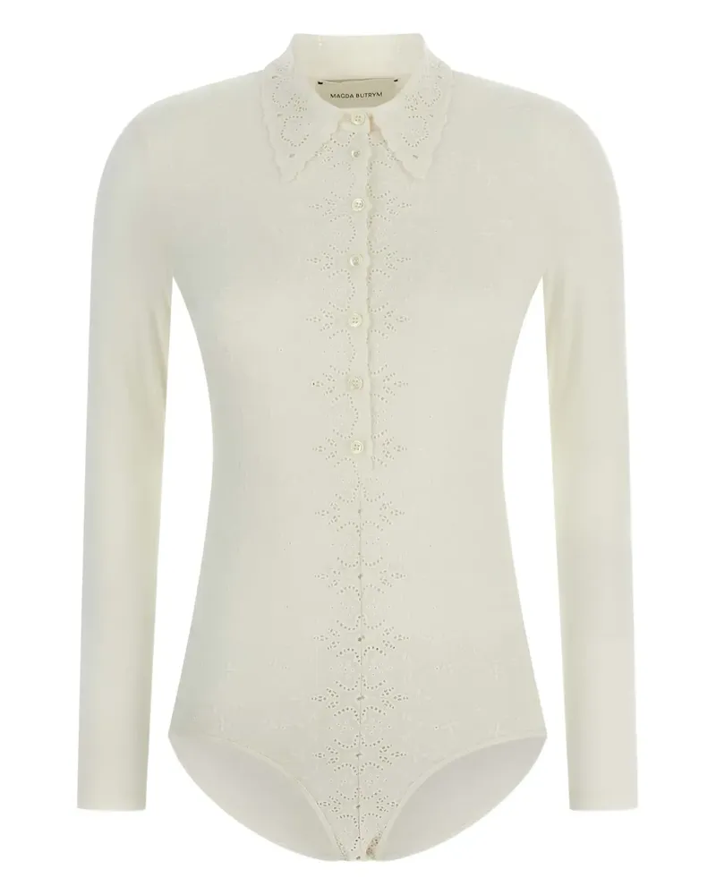 Magda Butrym Body mit Stickerei - Nude Nude