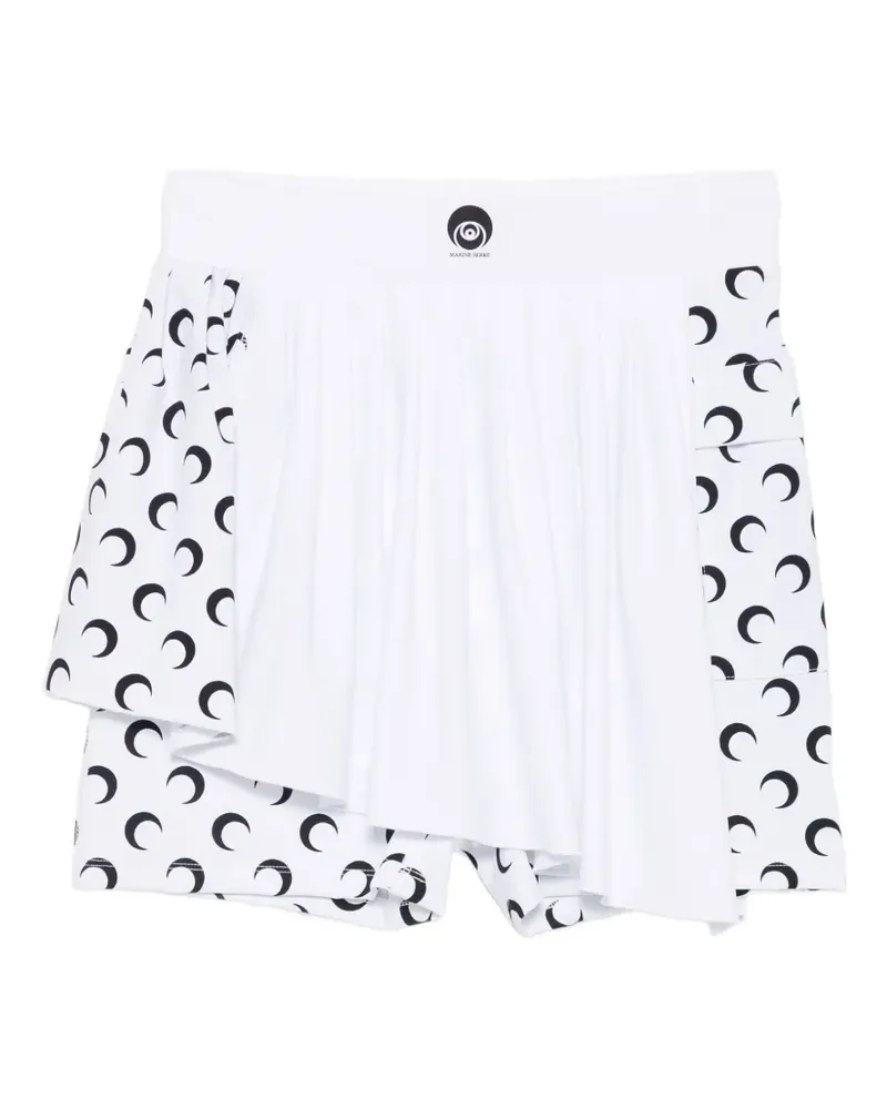 Marine Serre ATHLEISURE TENNIS MINI SKIRT - Weiß Weiß