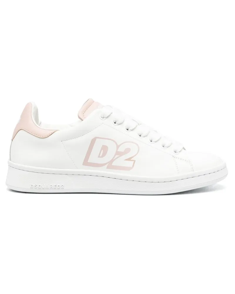 Dsquared2 Sneakers mit Logo-Print - Weiß Weiß