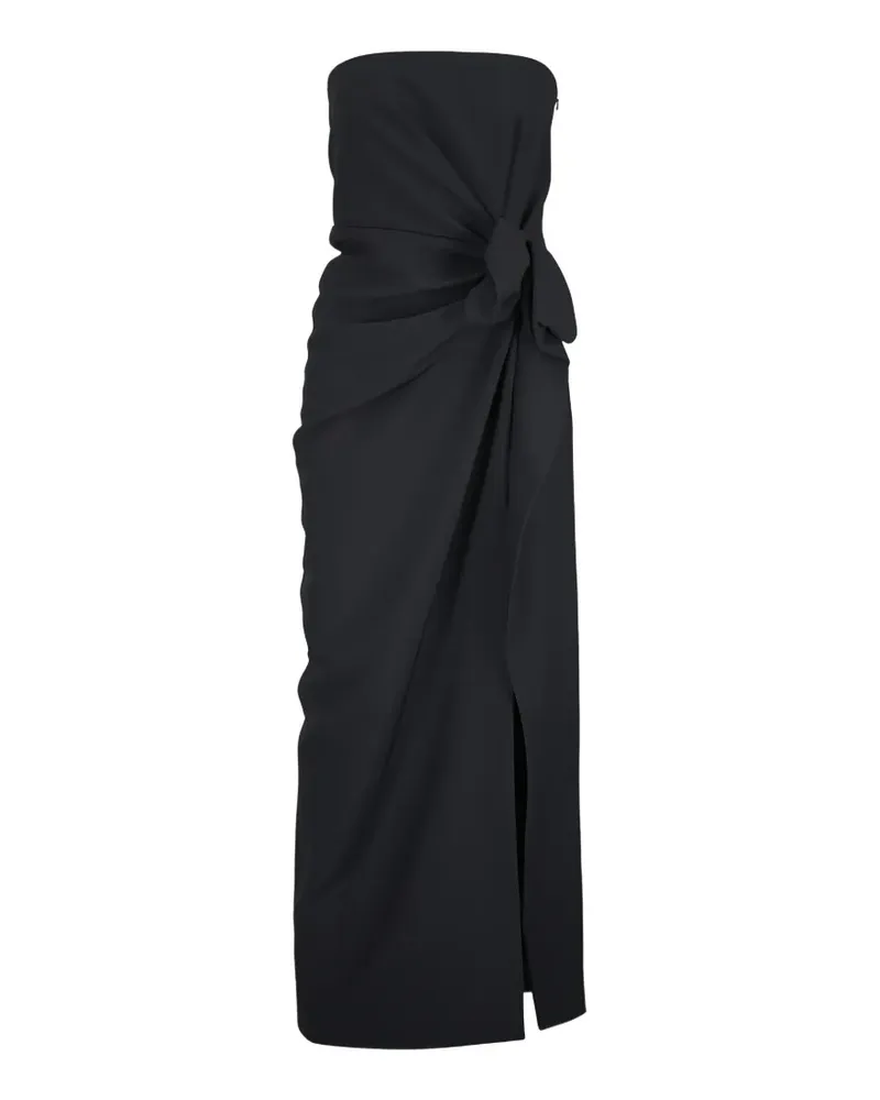 Michael Kors Schulterfreies Origami Kleid - Schwarz Schwarz