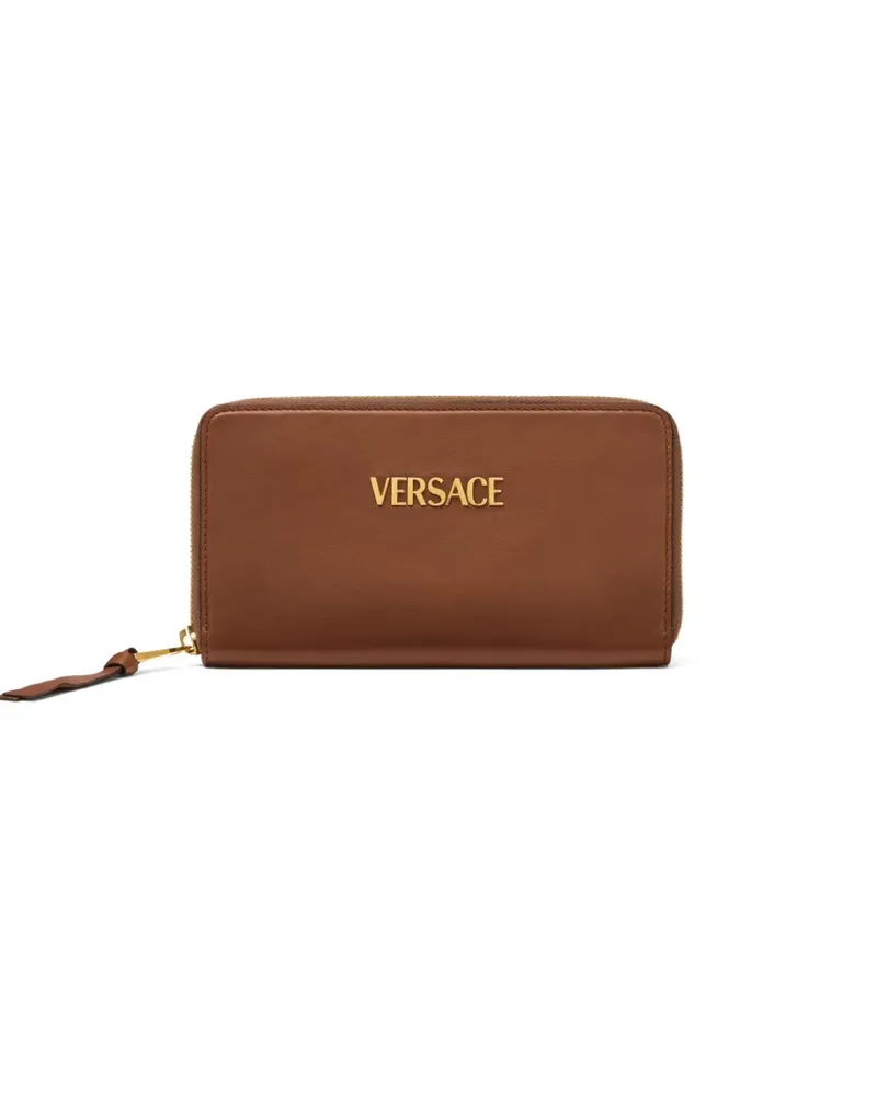 Versace Langes Tag Portemonnaie - Braun Braun