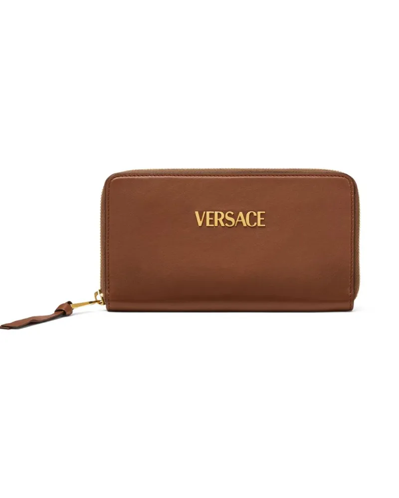 Versace Langes Tag Portemonnaie - Braun Braun