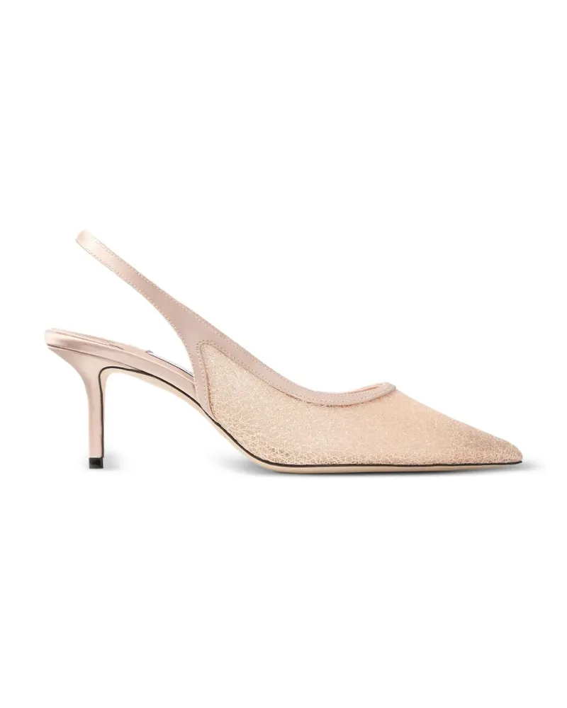 Jimmy Choo Spitze Love Slingback-Pumps - Rosa Rosa