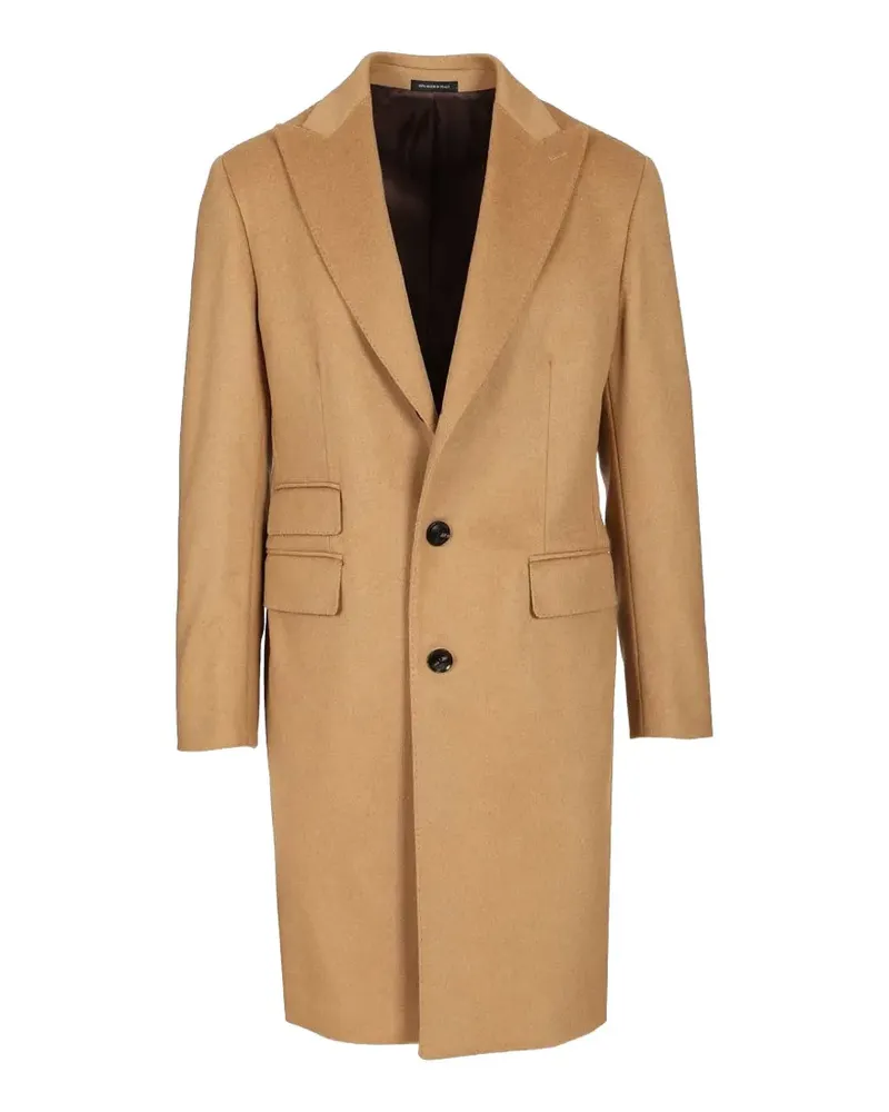 Al Duca D’Aosta 1902 peak-lapel single-breasted coat - Braun Braun
