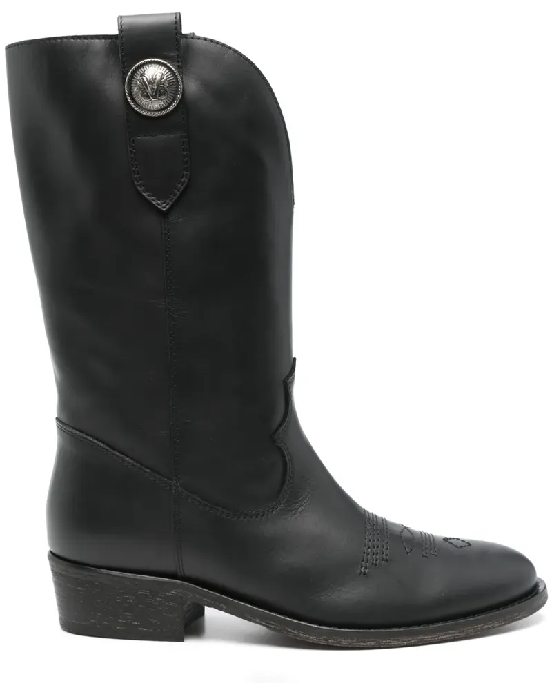 Via Roma 15 Klassische Stiefel - Schwarz Schwarz