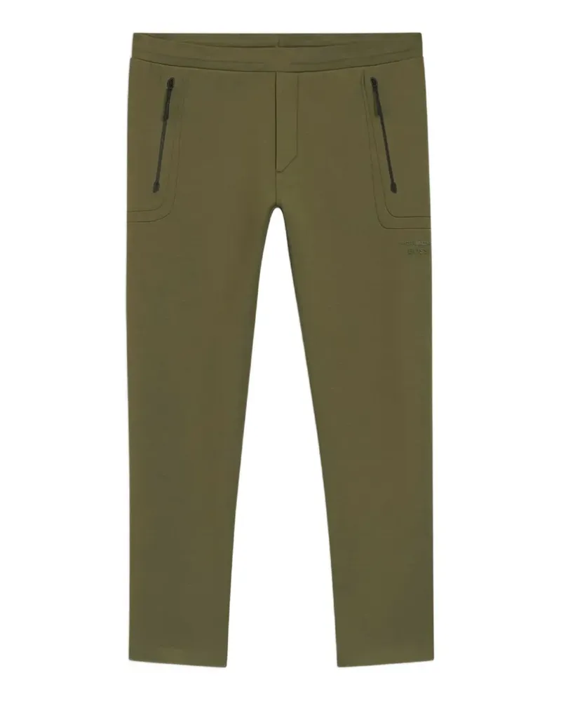 HUGO BOSS x Porsche logo-print track pants - Grün Grün
