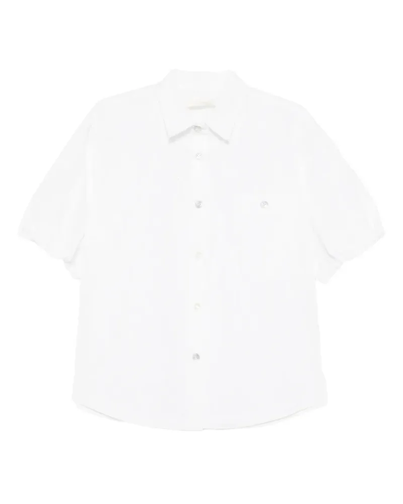 JNBY Bluse mit Blumenstickerei - Weiß Weiß