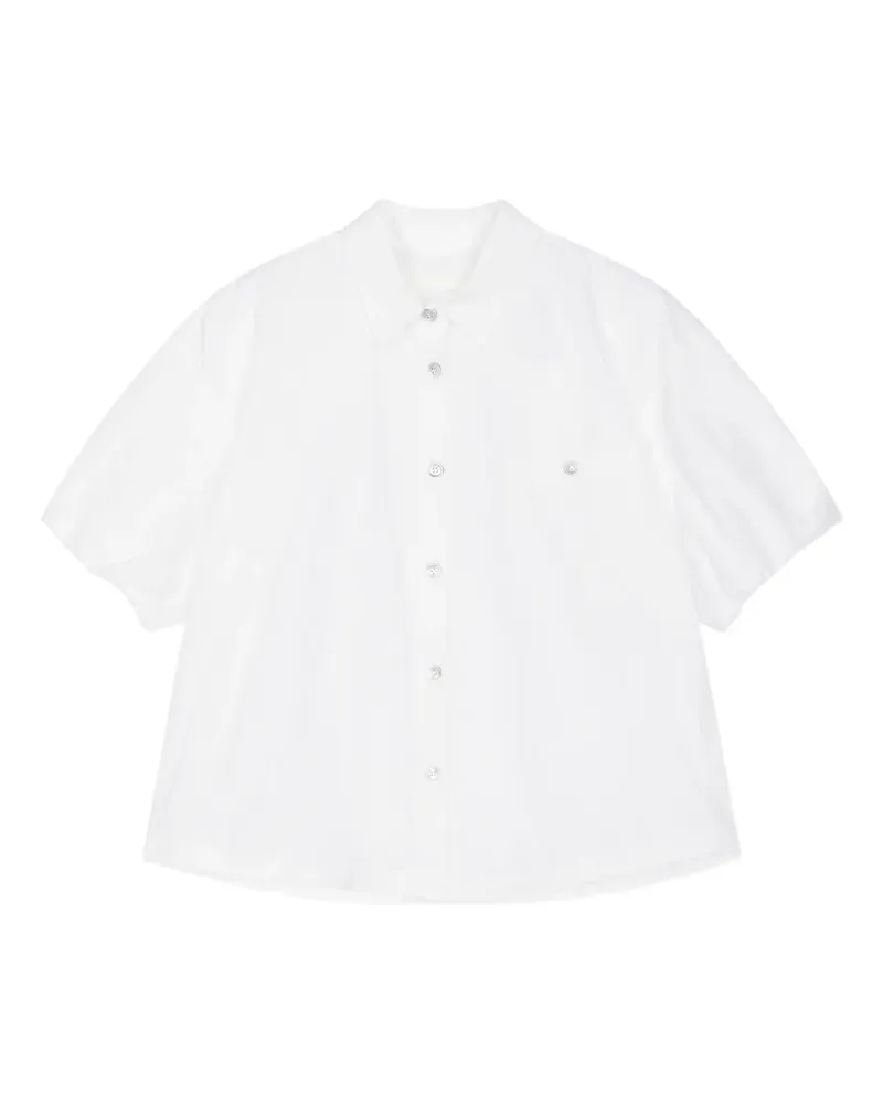 JNBY Bluse mit Blumenstickerei - Weiß Weiß