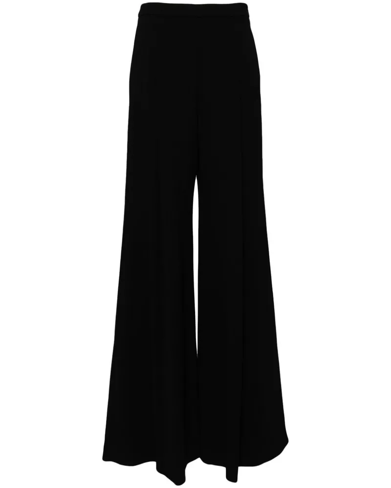 Giambattista Valli Weite High-Waist-Hose - Schwarz Schwarz