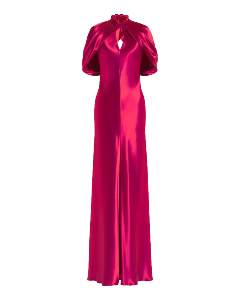 Alberta Ferretti Kleid mit Cut-Out - Rosa Rosa