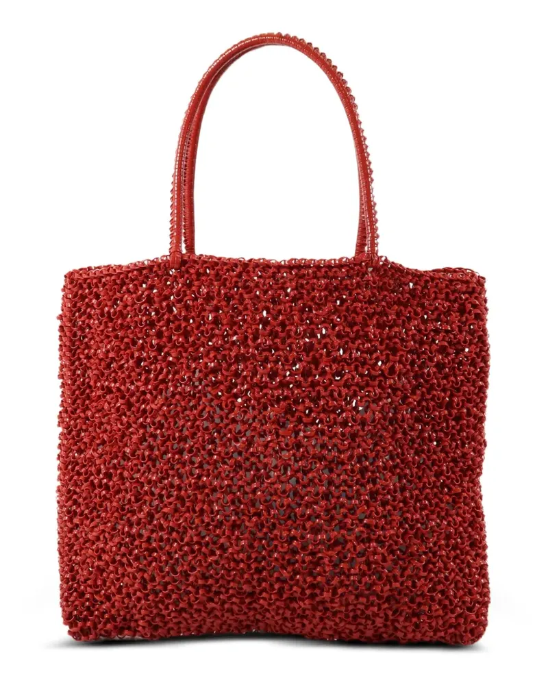 ANTEPRIMA Gewebter Shopper - Rot Rot