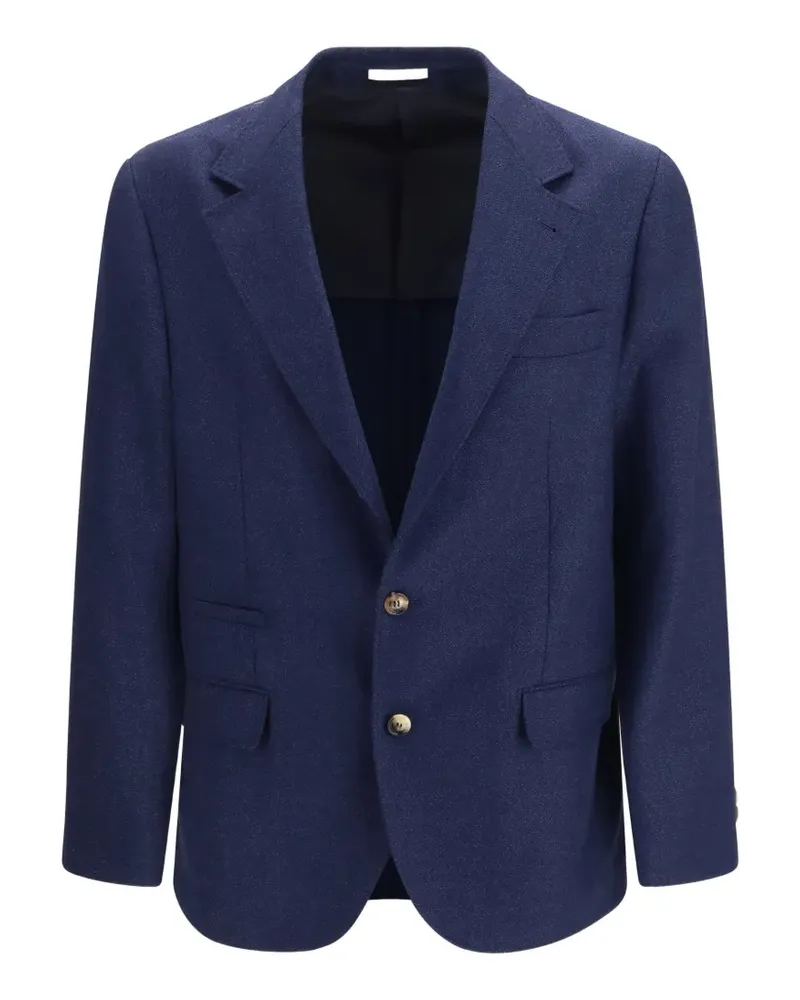 Brunello Cucinelli Sakko mit fallendem Revers - Blau Blau