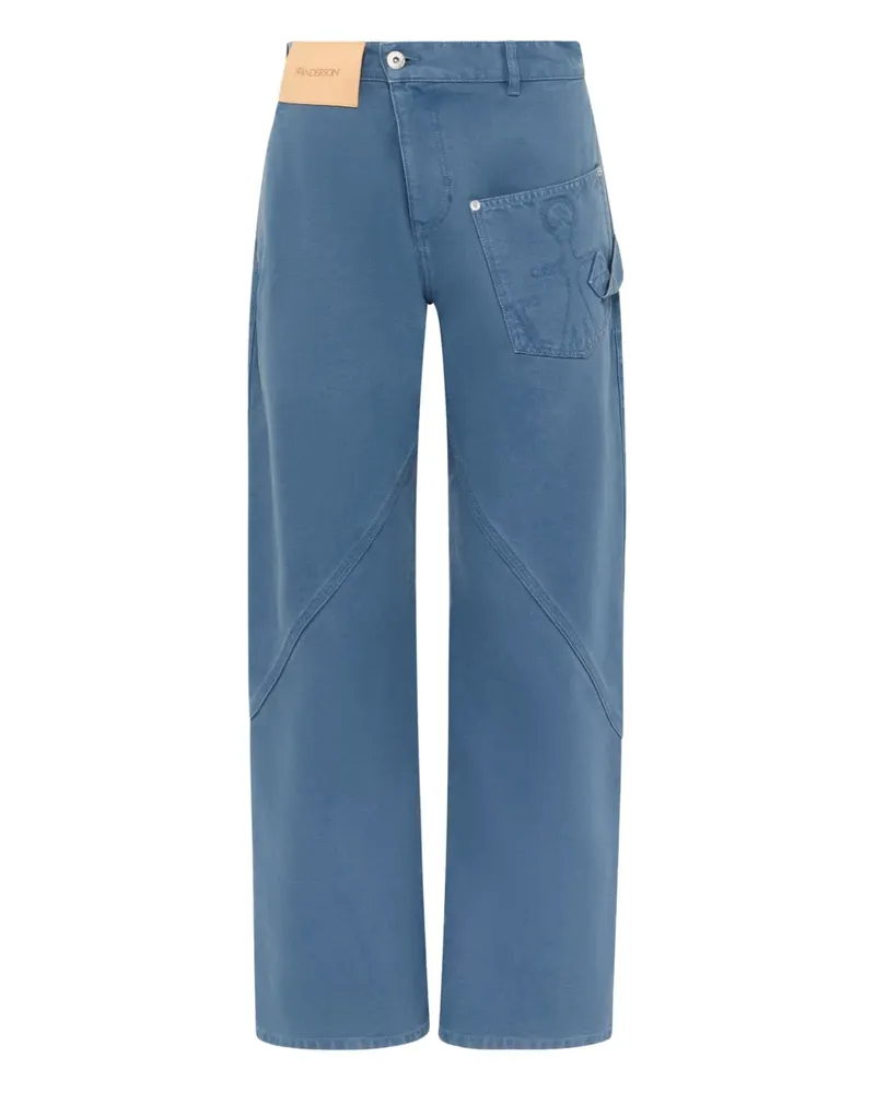 J.W.Anderson Twisted Workwear Hose - Blau Blau