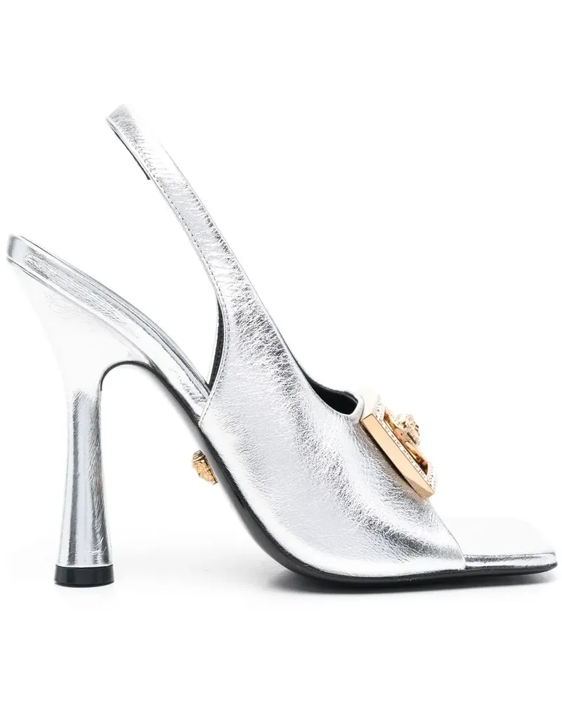 Versace Medusa Sandalen 115mm - Silber Silber