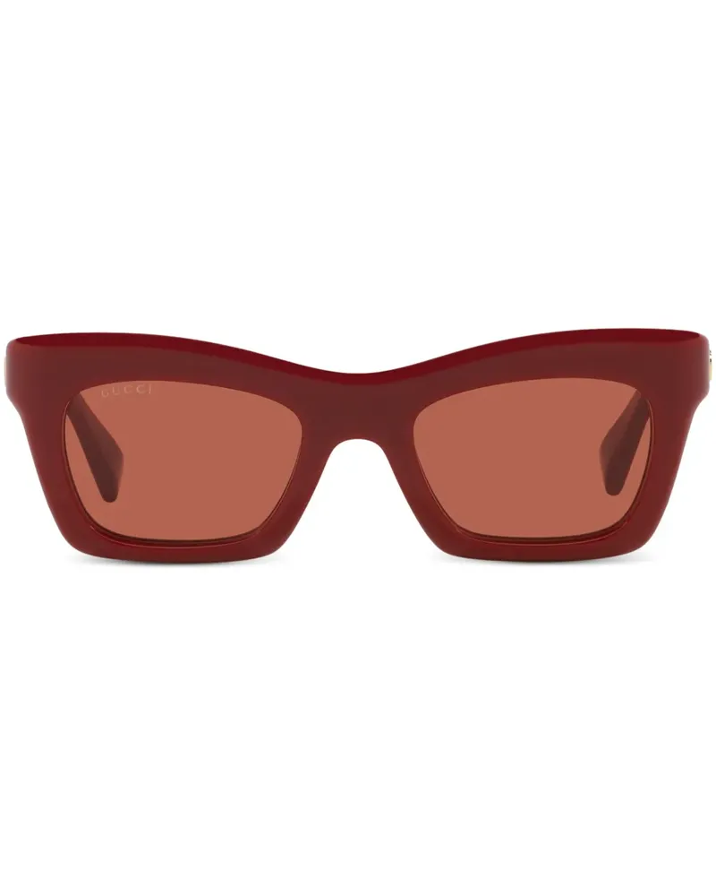 Gucci Script Sonnenbrille - Rot Rot