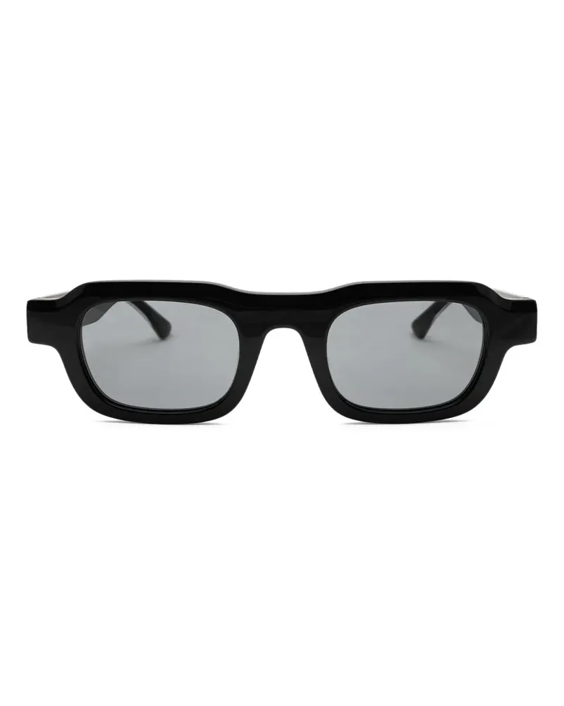 Nialaya Sonnenbrille mit eckigem Gestell - Schwarz Schwarz