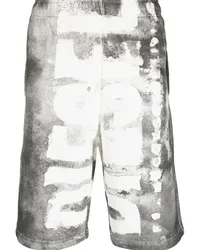 Diesel P-Marshy Joggingshorts mit Logo-Print Weiß