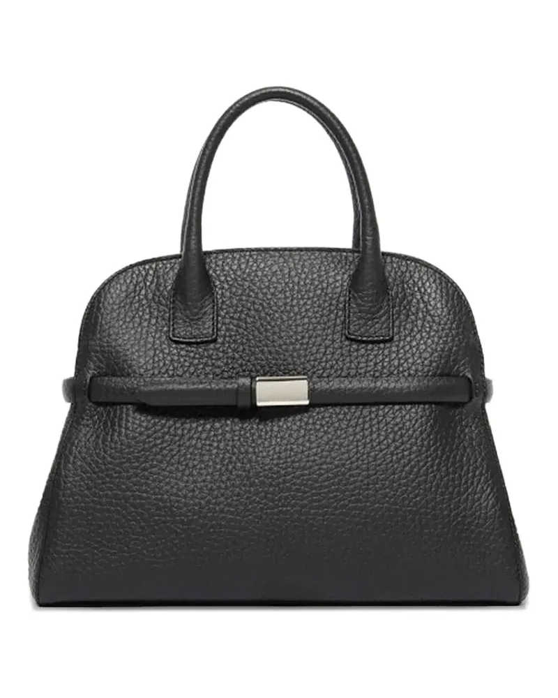 Orciani Mittelgroße Aura Soft Handtasche - Schwarz Schwarz