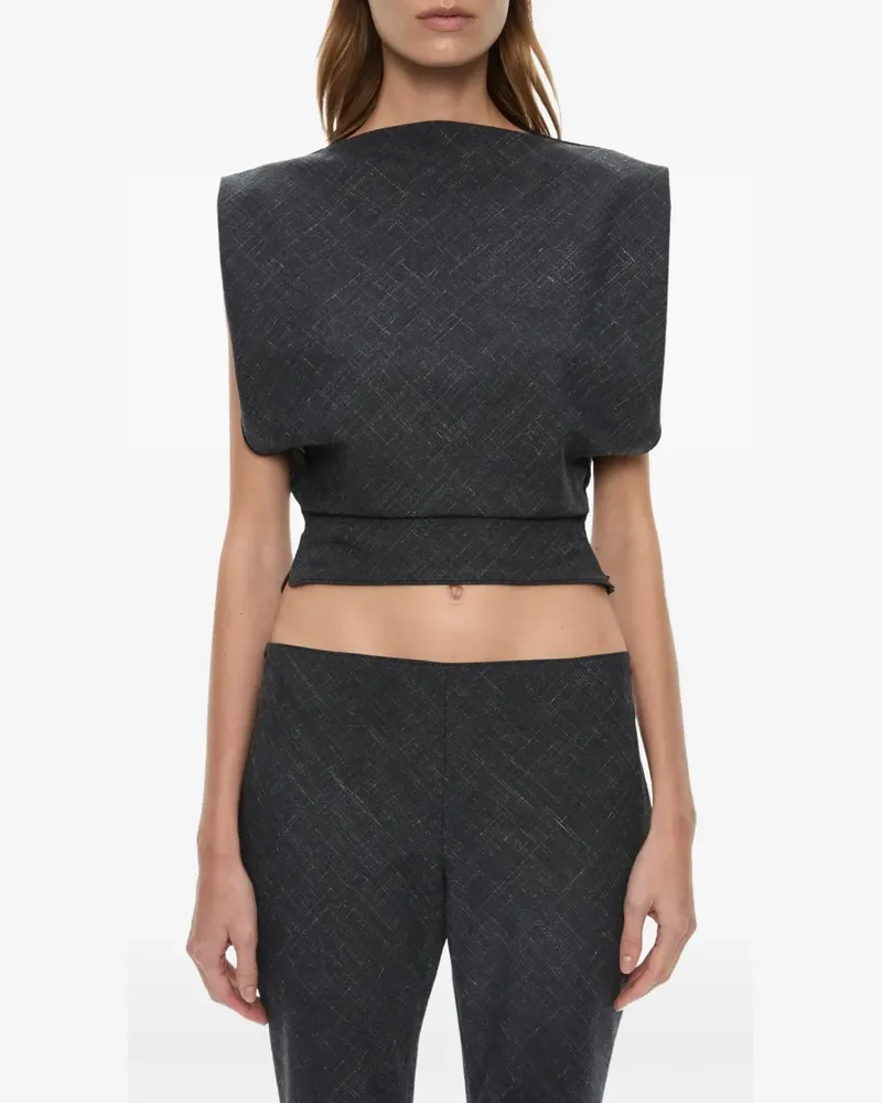 Christopher Esber Banyan blouse - Grau Grau