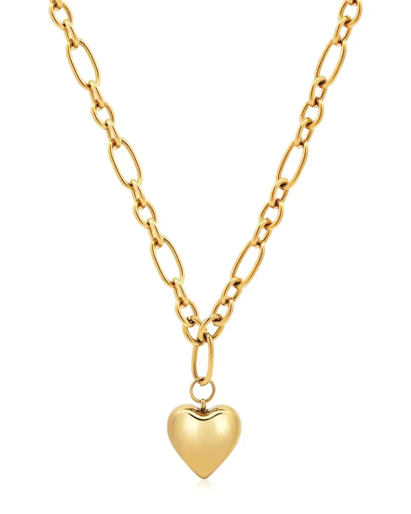 Nialaya Halskette mit Herzanhänger - Gold Gold