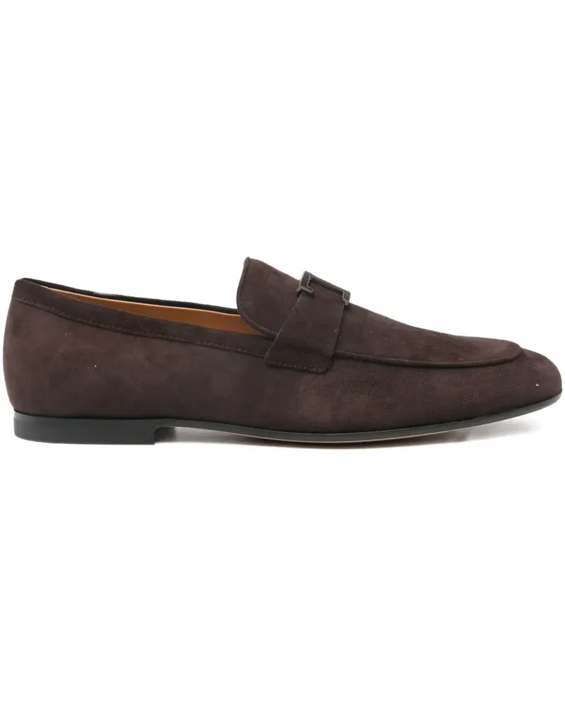TOD'S Loafer aus Wildleder - Braun Braun