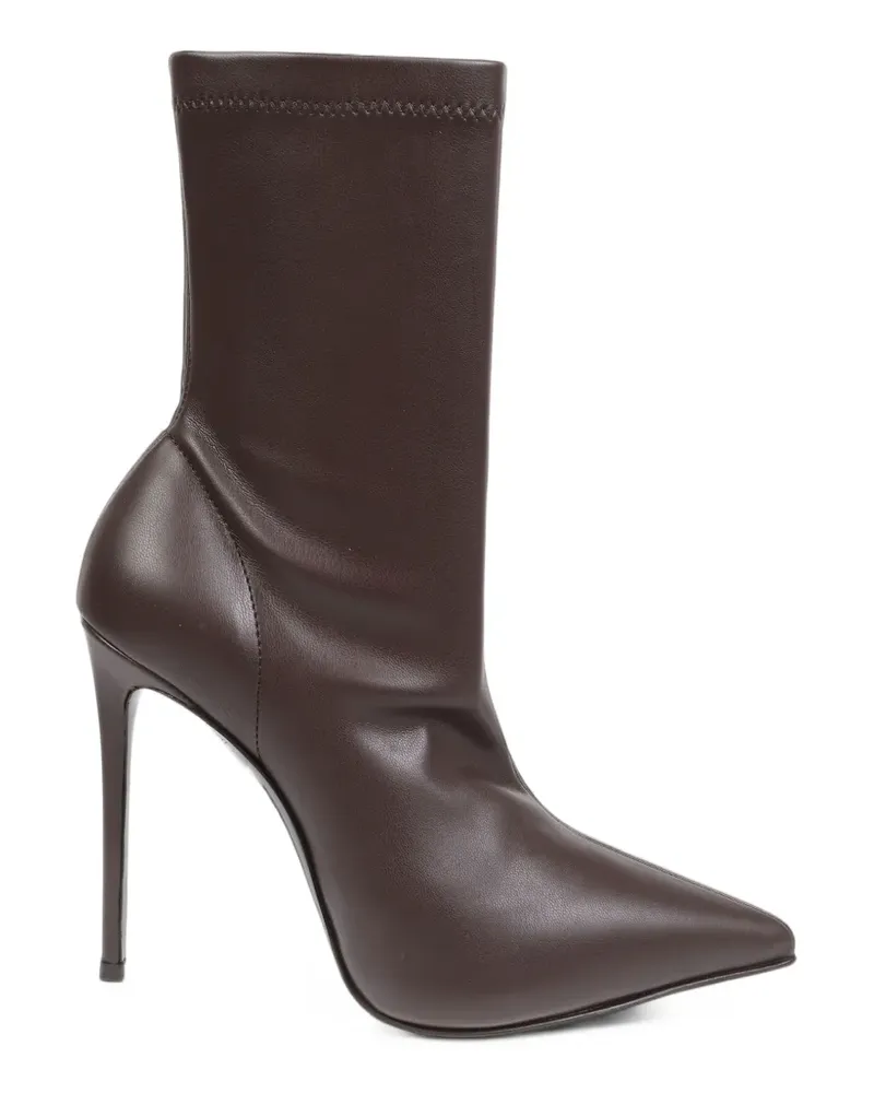 Le Silla pointed-toe stiletto boots - Braun Braun