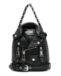 Moschino Biker Rucksack Schwarz