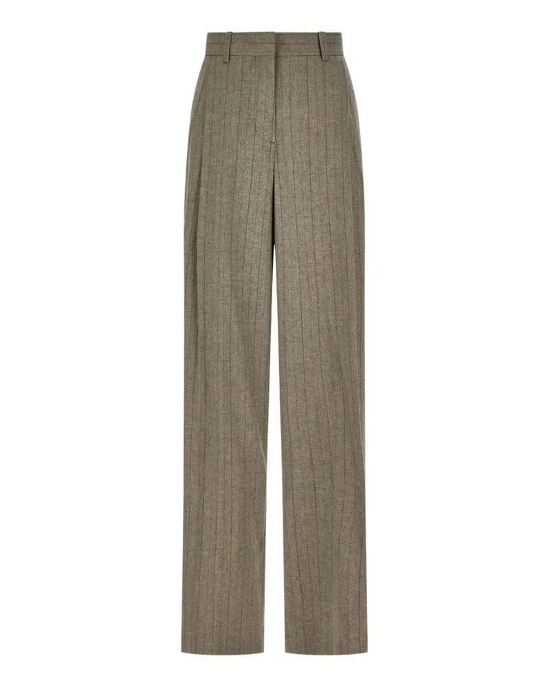 Paul Smith pinstripe wide-leg trousers - Grau Grau