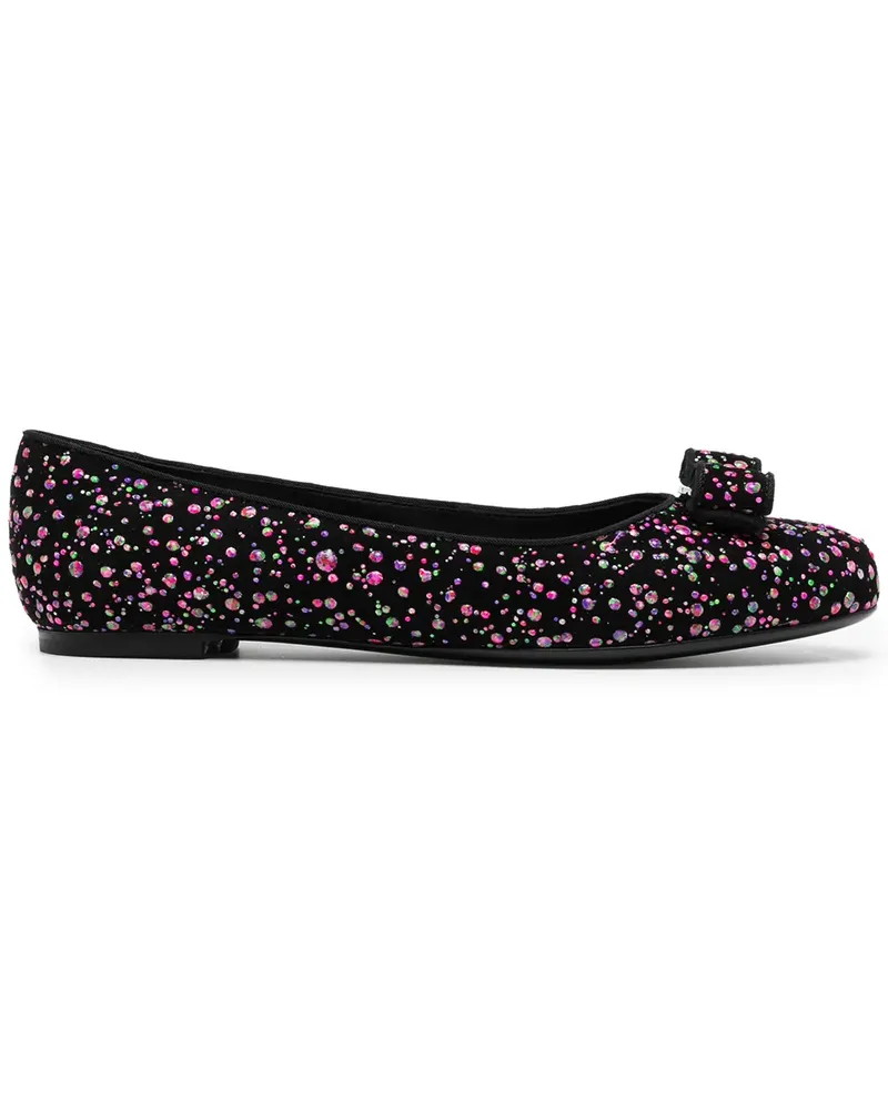Ferragamo Varina Ballerinas - Schwarz Schwarz