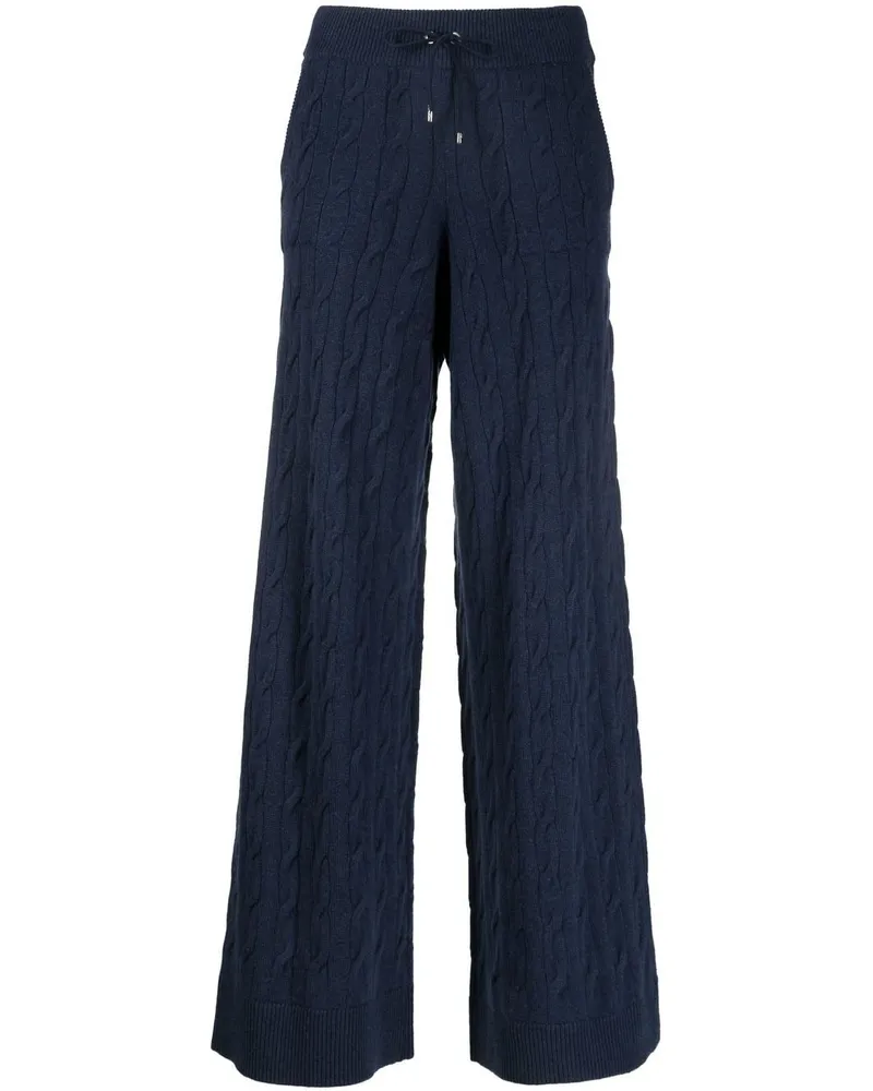 Ralph Lauren Hose mit weitem Bein - Blau Blau
