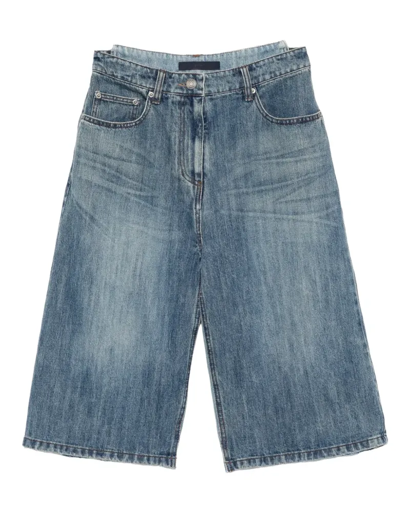 JUUN.J Jeans-Shorts mit Einsätzen - Blau Blau