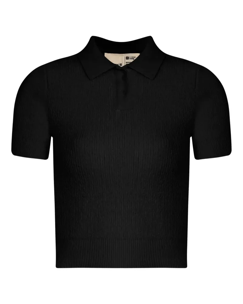Osklen Gestricktes Poloshirt - Schwarz Schwarz