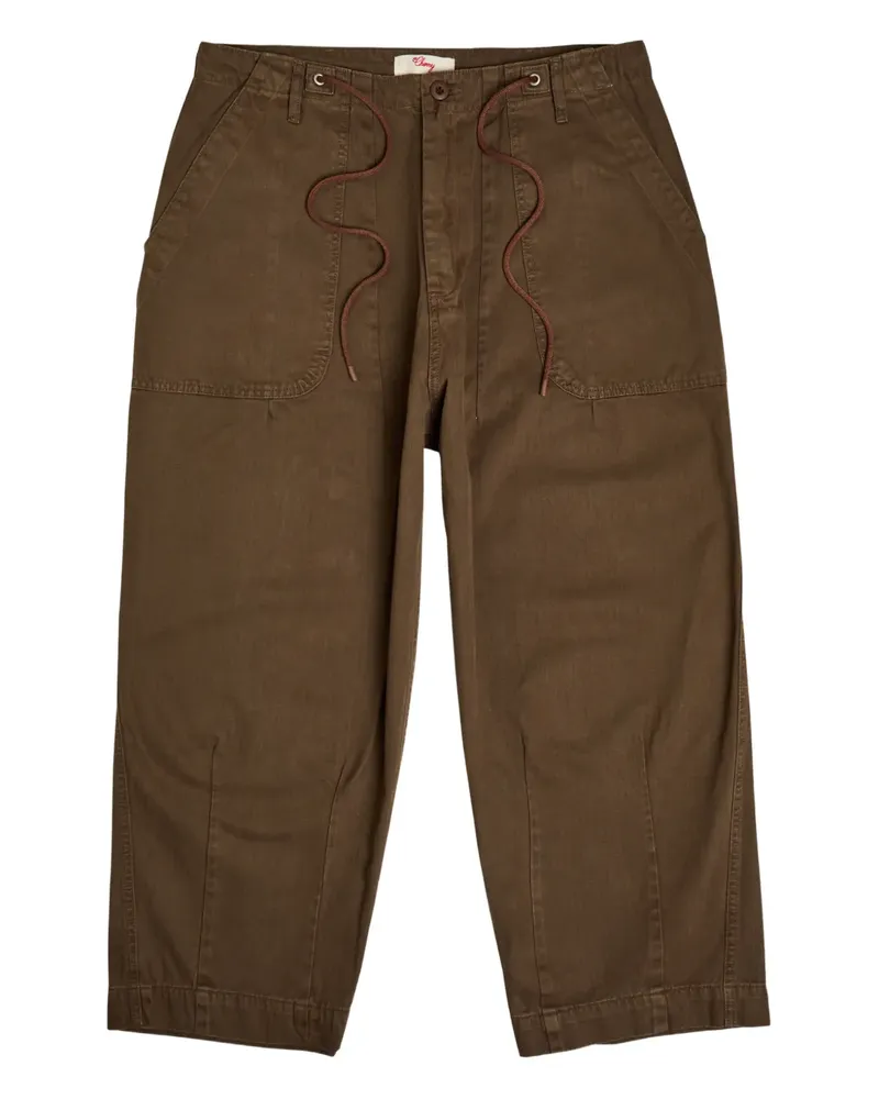 CHERRY LA drawstring-fastening trousers - Braun Braun
