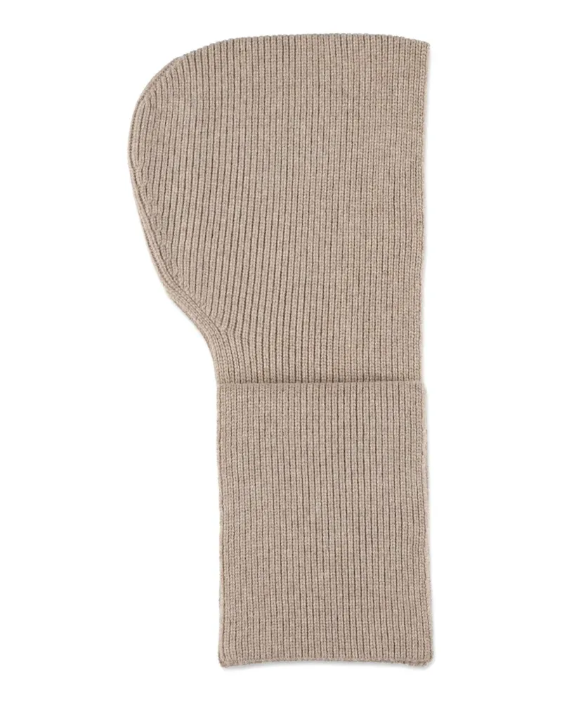 Studio Nicholson ribbed scarf - Nude Nude