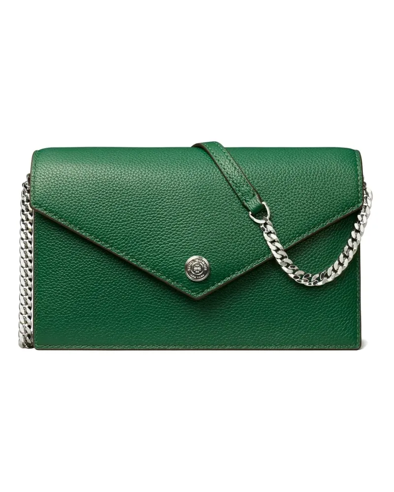 Tory Burch Mini-Tasche in Kuvertform mit Kette - Grün Grün