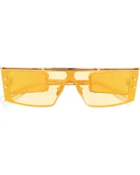 Balmain Eckige Wonder Boy III Sonnenbrille Gelb