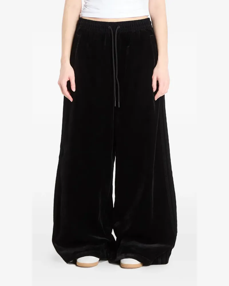 adidas drawstring track pants - Schwarz Schwarz