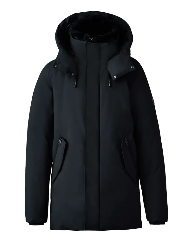 Mackage Sullivan hooded coat - Schwarz Schwarz
