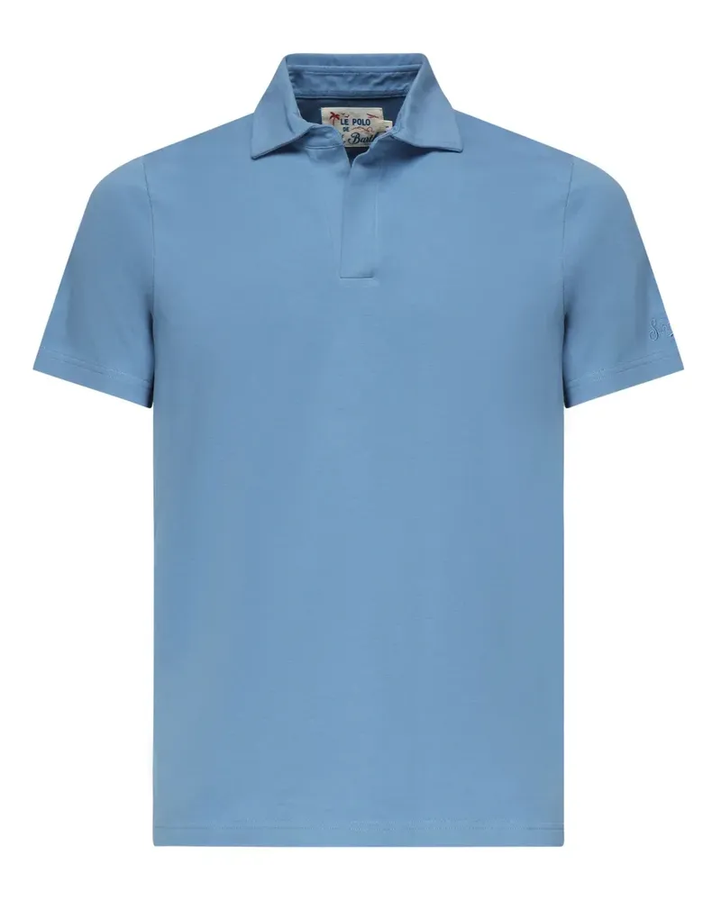 MC2 Saint Barth Besticktes Poloshirt - Blau Blau